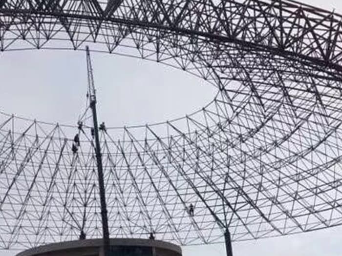 固原篮球馆球形网架厂家价格
