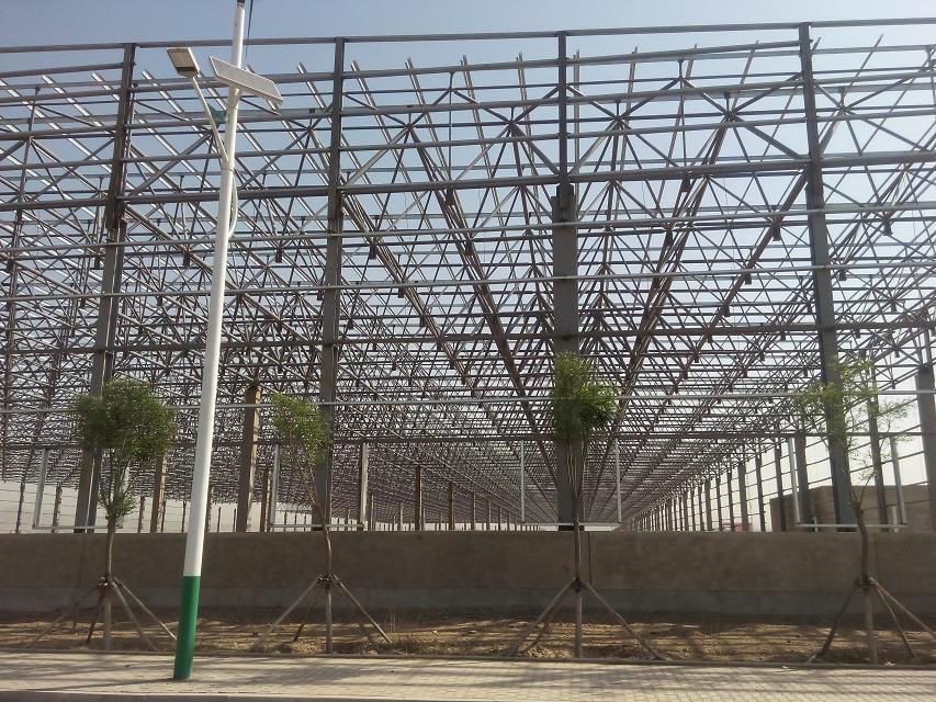固原汽车工业厂房网架